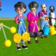 Scary Teacher 3D vs Squid Game Clackers Level Max 5 Times Challenge Miss T vs Nick and Tani Winning