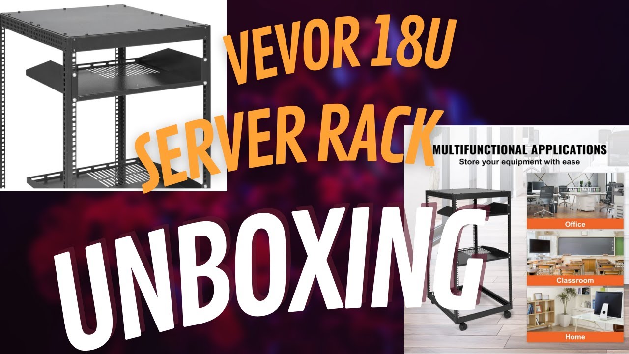 VEVOR 18U Open Frame Server Rack