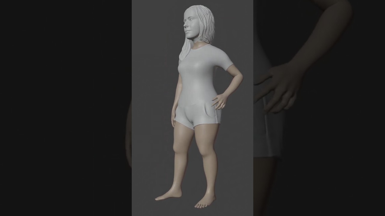 Modern Women 3D Model 👗