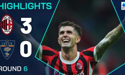 MILAN 3-0 LECCE | HIGHLIGHTS | Three goals in five minutes for Milan | Serie A 2024/25