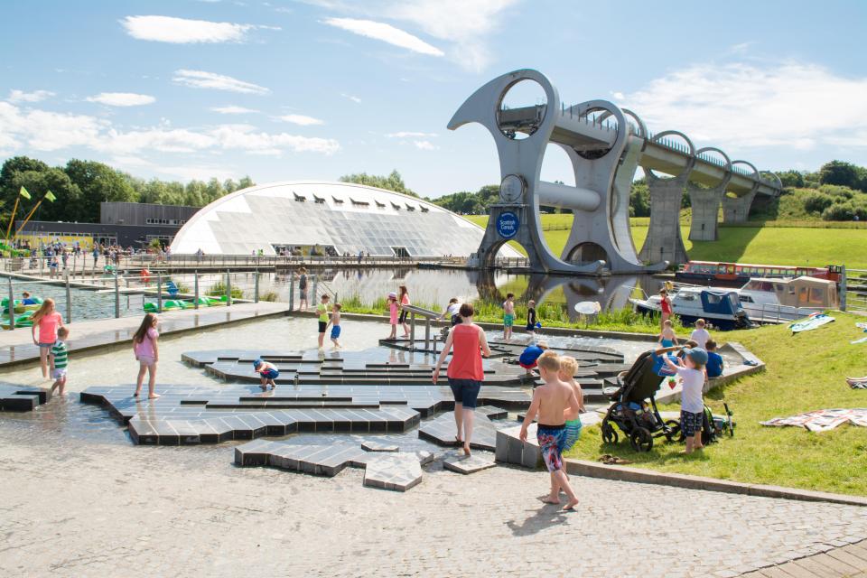 The rotating boat lift has been compared to a 'theme park ride' by some visitors