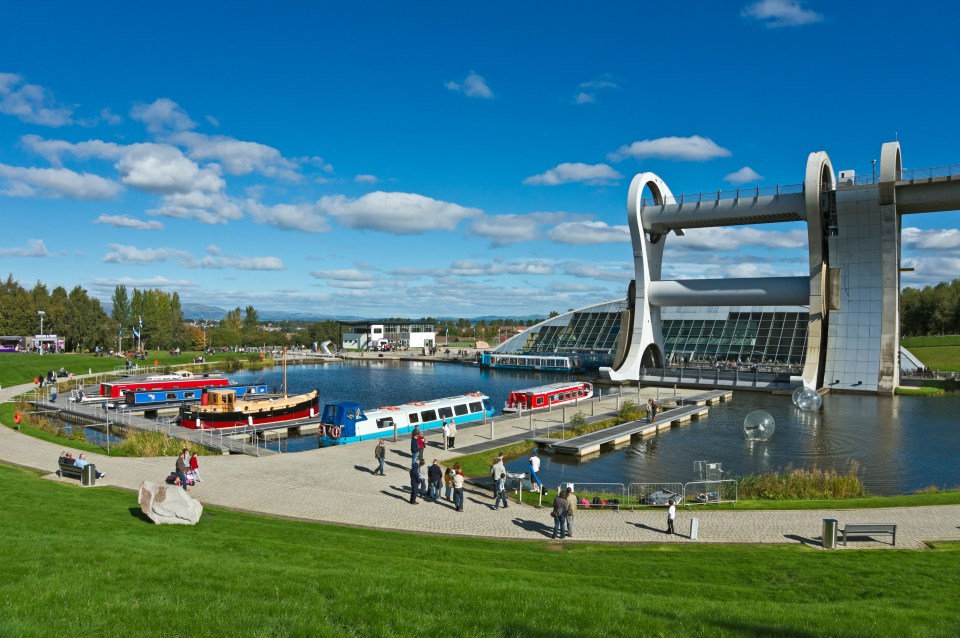 The Falkirk Wheel first opened in 2002