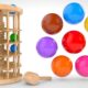 Learn Colors with Wooden Ball Hammer Educational Toys - Colors & Shapes Videos Collection