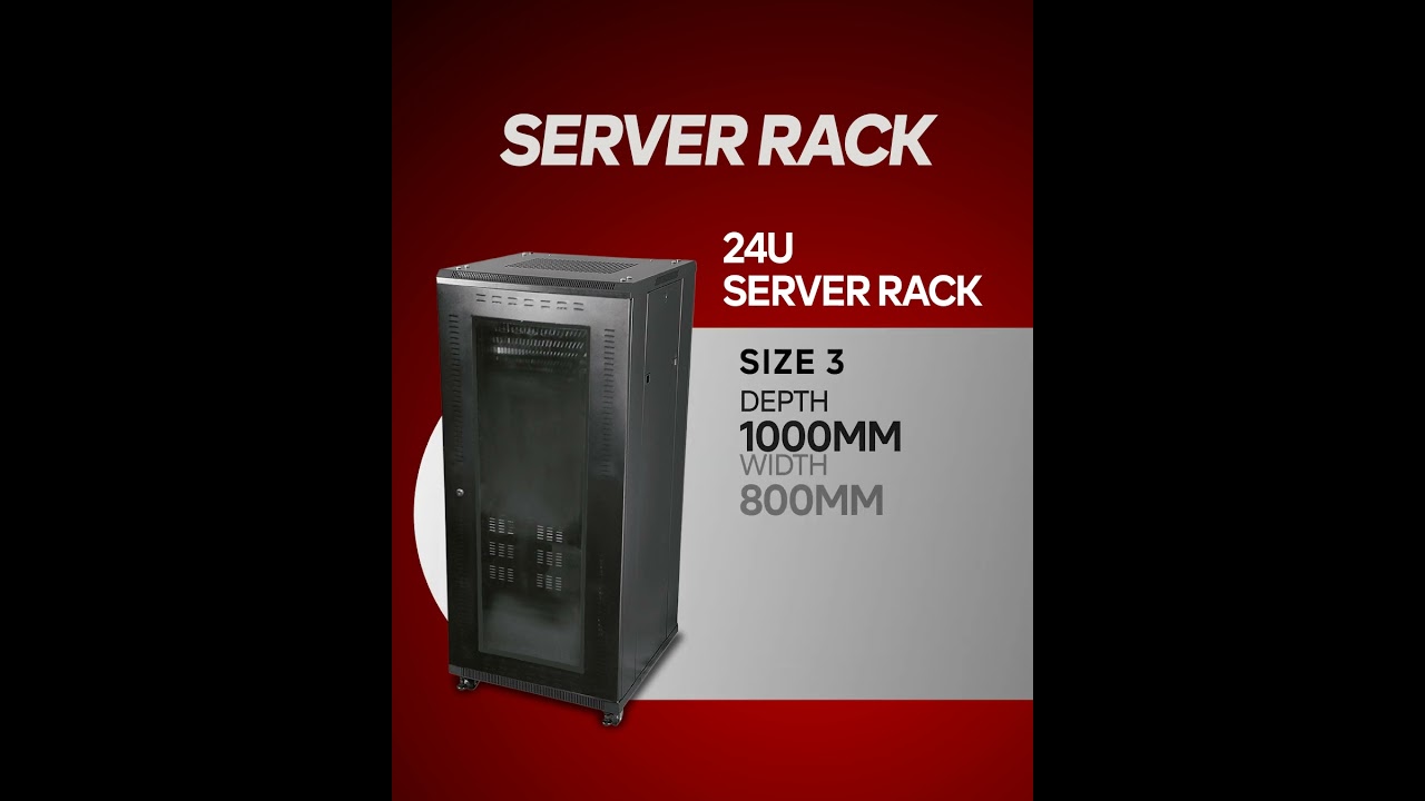 VOLTAIC SERVER RACK , AVAILABLE IN 17U TO 42U