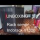 Unboxing rack server indorack 11520