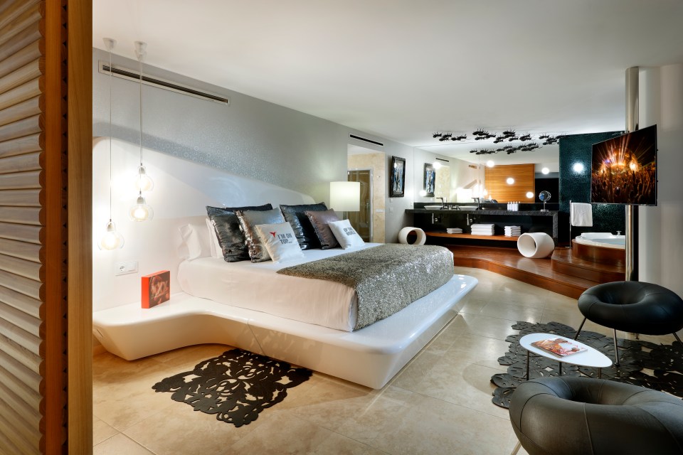 The suite is located in the Ushuaïa Ibiza Beach Hotel