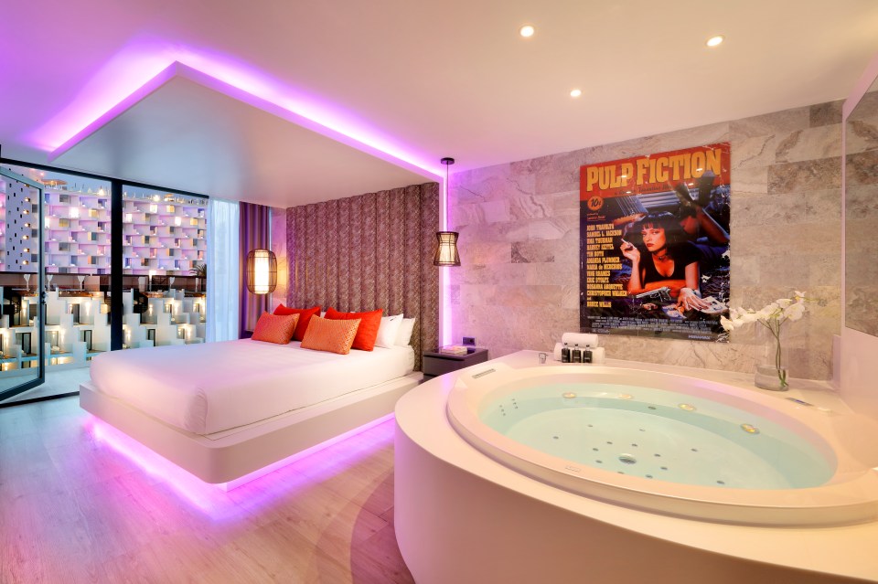 The 80's Suite at the Hard Rock Hotel Ibiza is another one of Spain's best