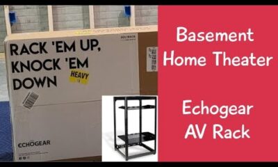 Basement Home Theater - Echogear 20U AV Rack Unboxing & Assembly