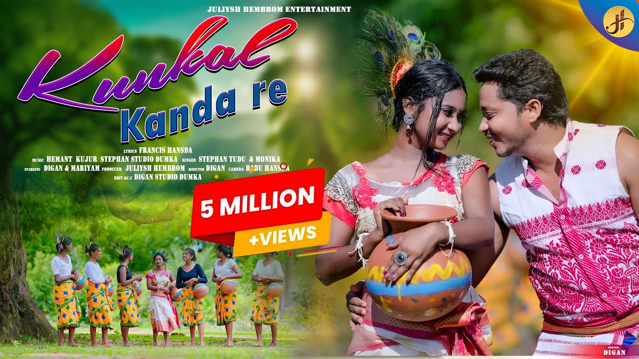 Kunkal Kanda Re || New santhali Full Video 2024 Stephan & Monika || DigaN & Mariyam