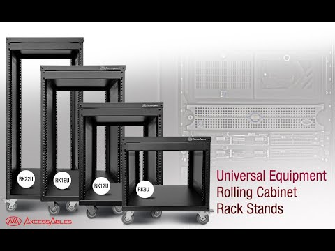 19" Universal Equipment AV Studio Server Racks by AxcessAbles #HomeStudioAccessories