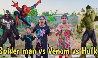 Spider man vs venom vs Hulk Monster | comedy video | funny video | Prabhu Sarala lifestyle