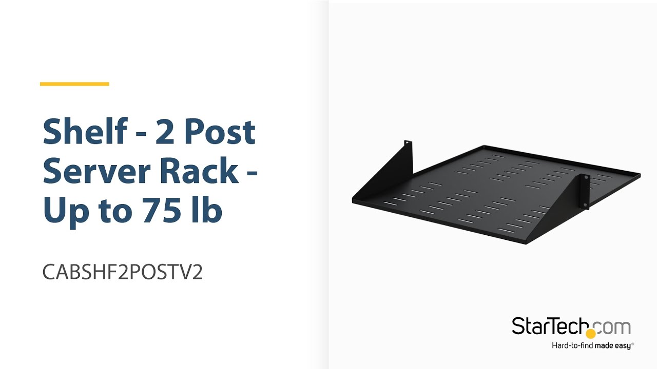 2U Server Rack Shelf - CABSHF2POSTV2 | StarTech.com