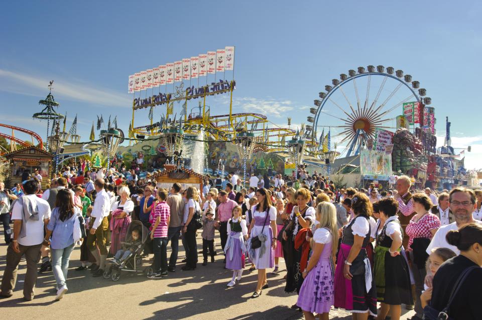 Visitors often wear traditional garb