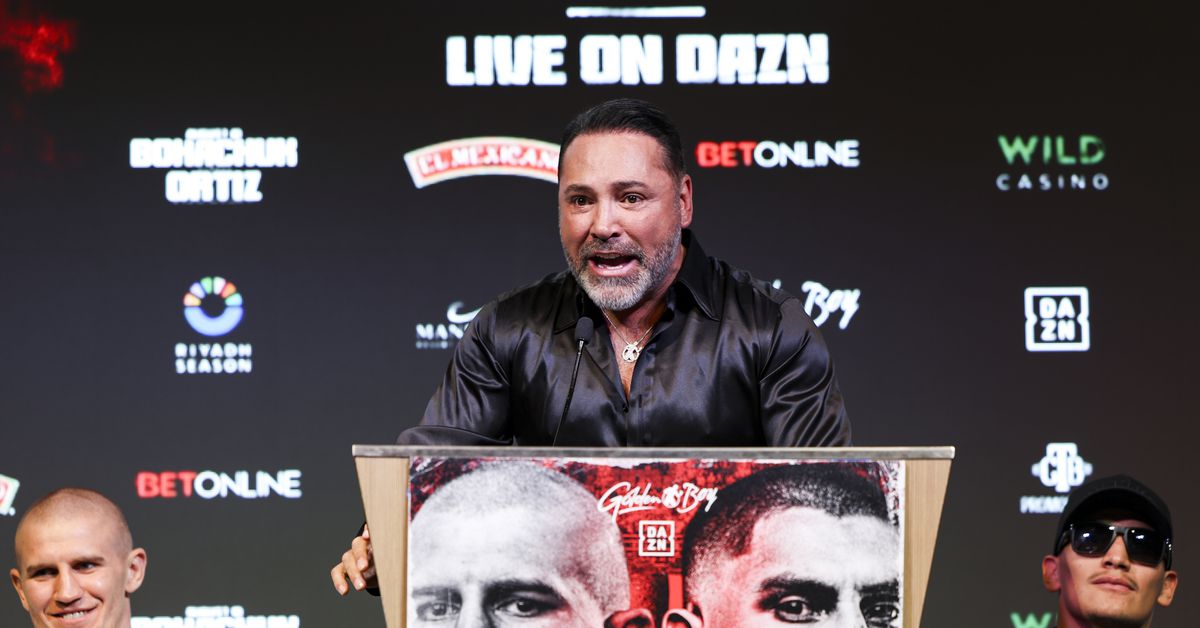 Oscar De La Hoya praises UFC 306, still mocks ‘errand boy’ Dana White and Canelo Alvarez