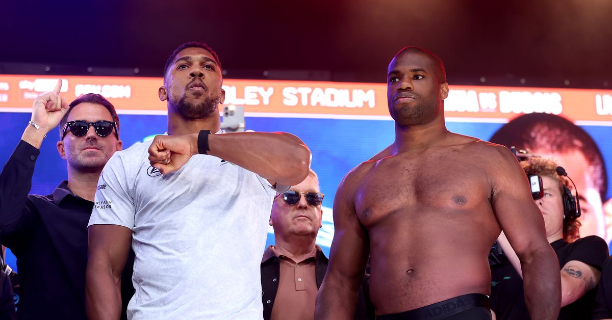 Anthony Joshua vs. Daniel Dubois start time, TV schedule, ring walks