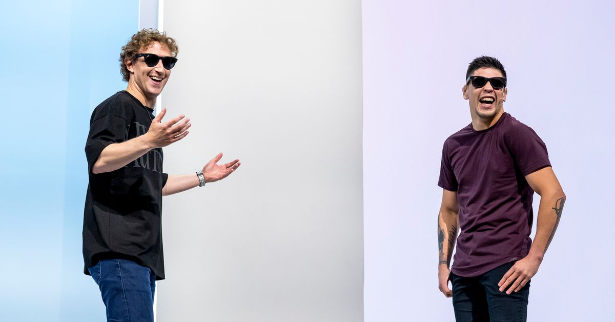 Brandon Moreno joins Mark Zuckerberg at Meta Connect to test out new translation software coming to smart glasses