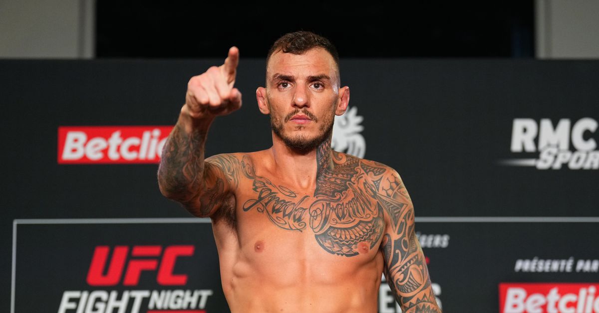 UFC Paris weigh-in results: Renato Moicano, Benoit Saint Denis set for main event, 1 fighter struggles