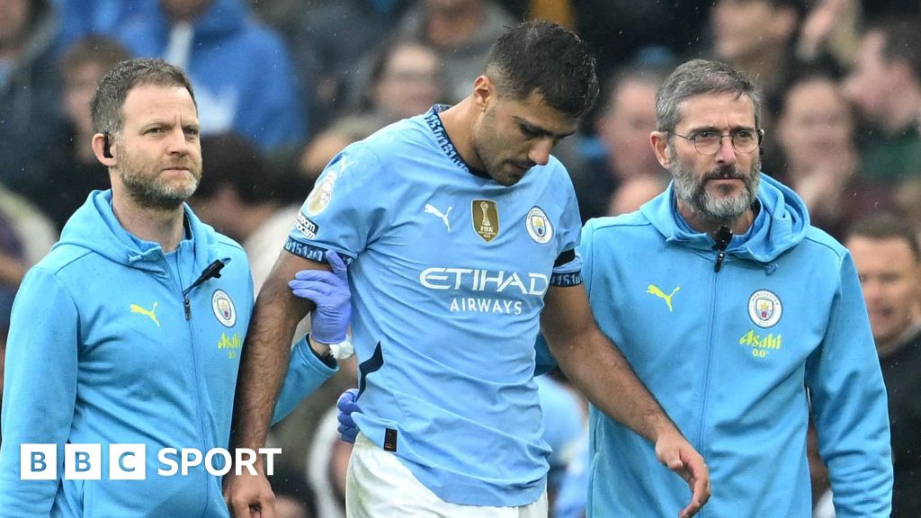 Rodri: Manchester City still waiting for confirmation on severity of midfielder's injury