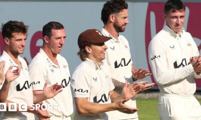 County Championship: Surrey close in on title after beating Durham