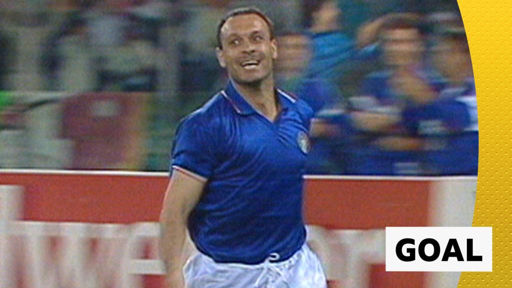 Salvatore Schillaci: Italy striker announces himself during 1990 World Cup