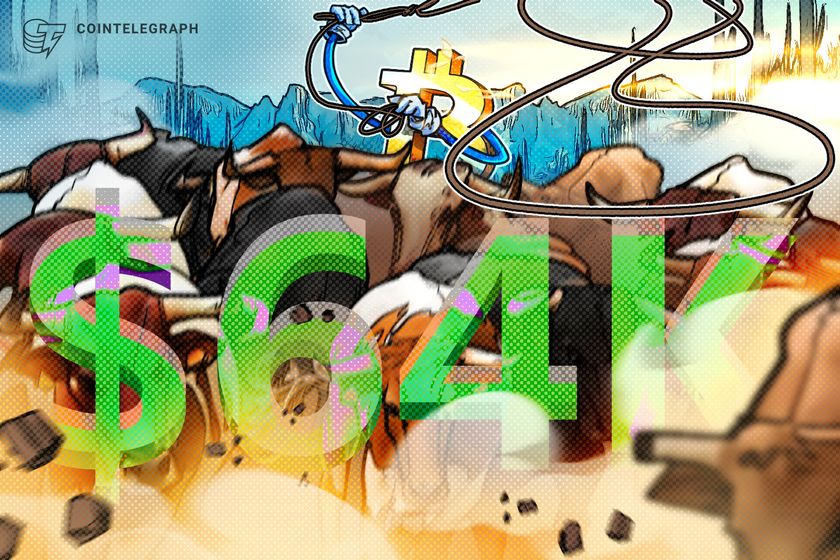 Bitcoin bulls target $64K BTC price hurdle as US stocks eye new record