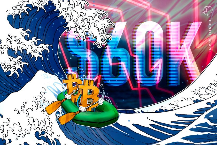 Bitcoin price 2-month highs on 'soft landing' may precede sub-$60K dip