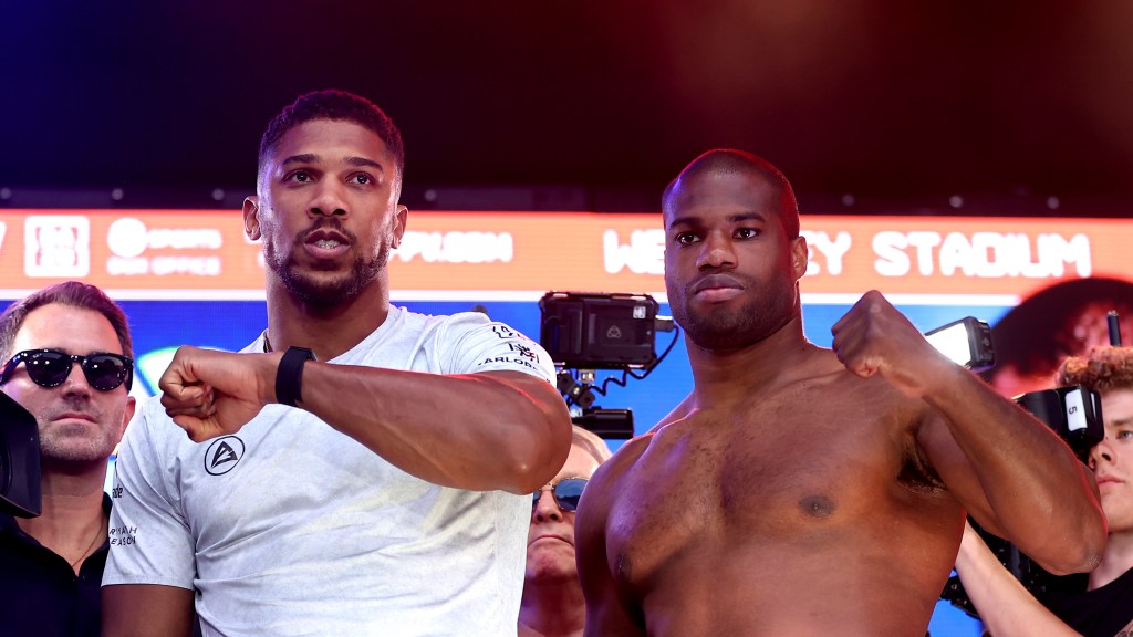 Anthony Joshua vs. Daniel Dubois weigh-ins