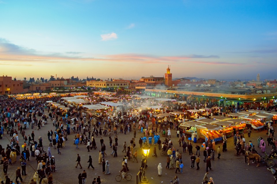 Marrakech has good weather during the autumn months with little rain and average temperatures of 19C