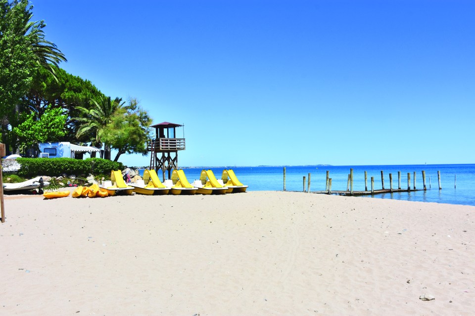 Make a splash at the beech and enjoyt a pedalo