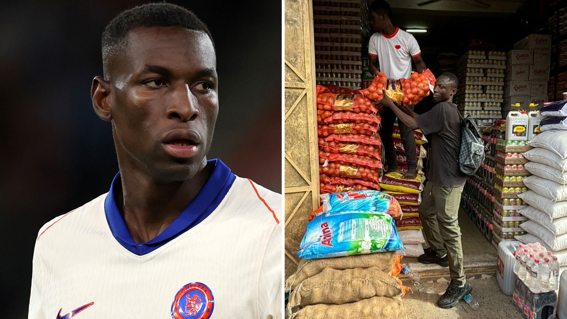 Chelsea star Nicolas Jackson personally pays for truckloads of food to be sent to his hometown in Gambia