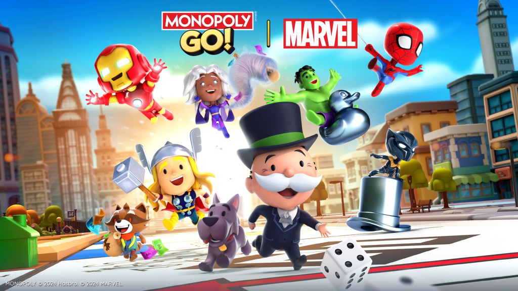 Scopely adds Marvel superheroes to Monopoly Go