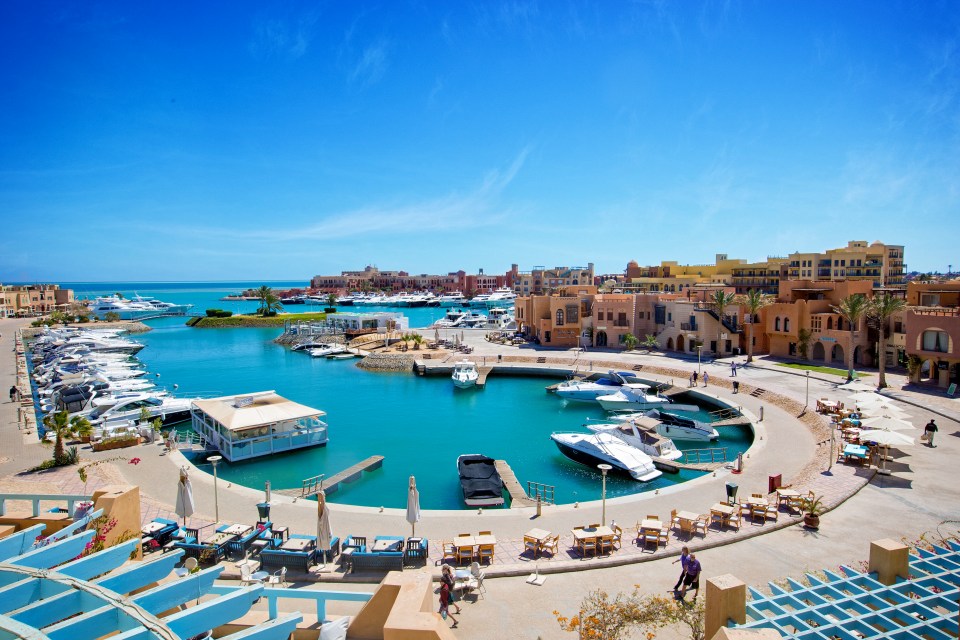 El Gouna is known for its beautiful beaches and water sports, particularly kite surfing