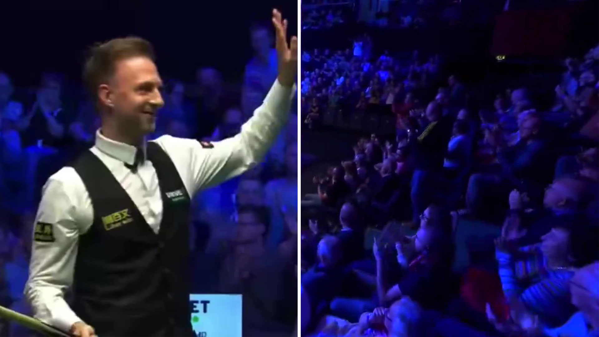 Incredible moment Judd Trump gets standing ovation after 1000th century as fans spot Mark Allen's classy reaction