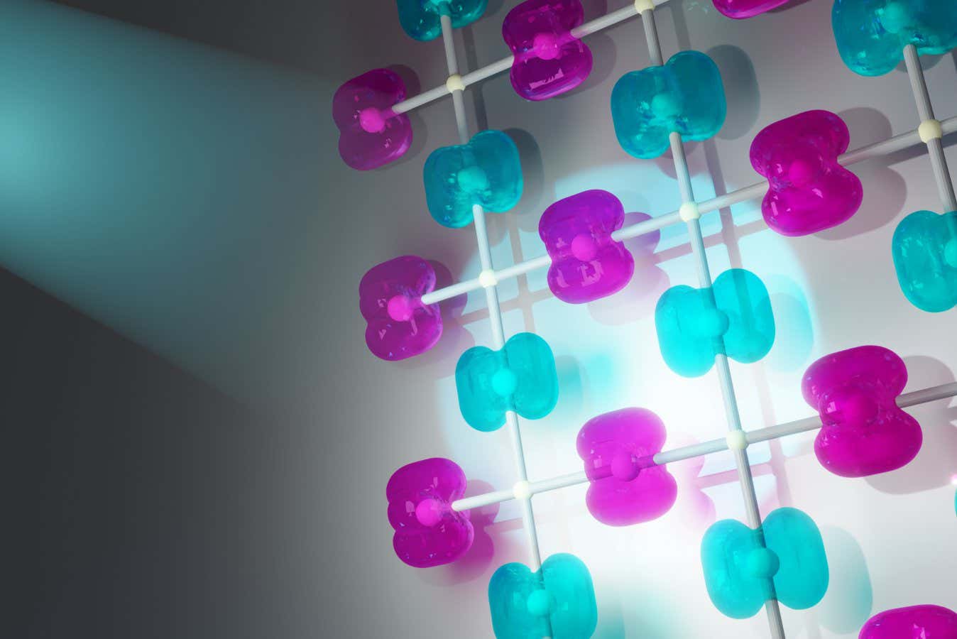 Illustration of altermagnetism in a chemical compound