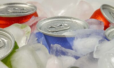 Cooling and storing aluminium cans