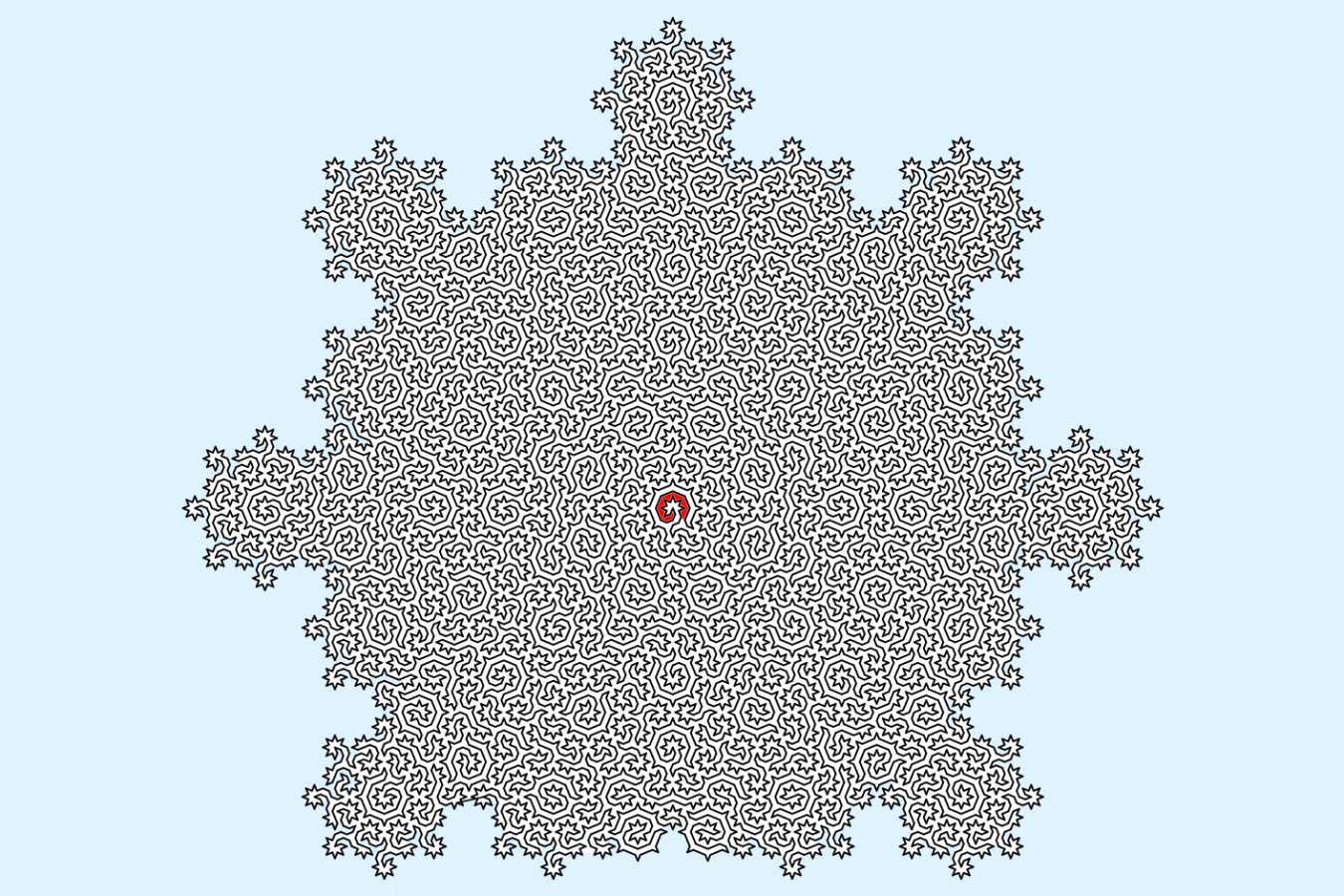 Incredibly complex mazes discovered in structure of bizarre crystals