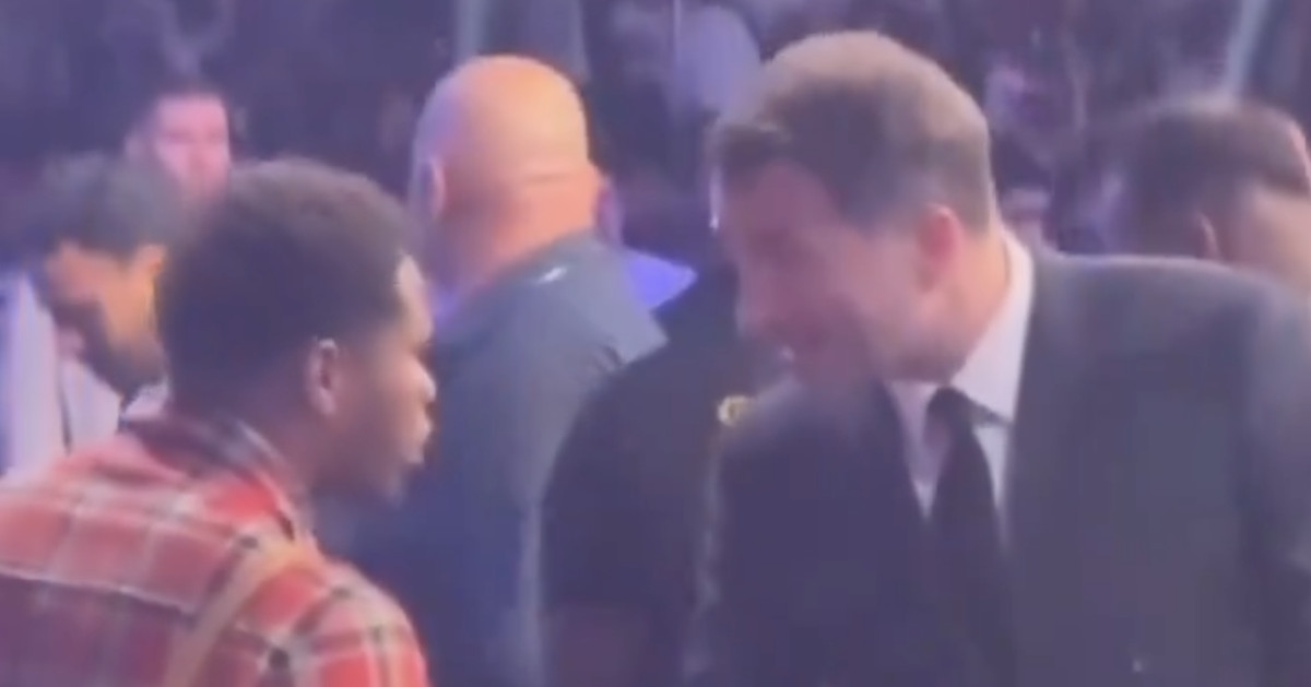 Eddie Hearn called Devin Haney ‘an arrogant f*cking pr*ck’ during heated confrontation at Joshua vs. Dubois