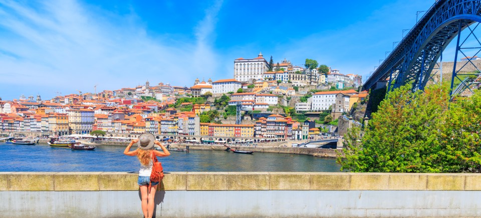 Porto is close to Portugal's northern coast, with the wide-mouthed River Douro cutting through its centre