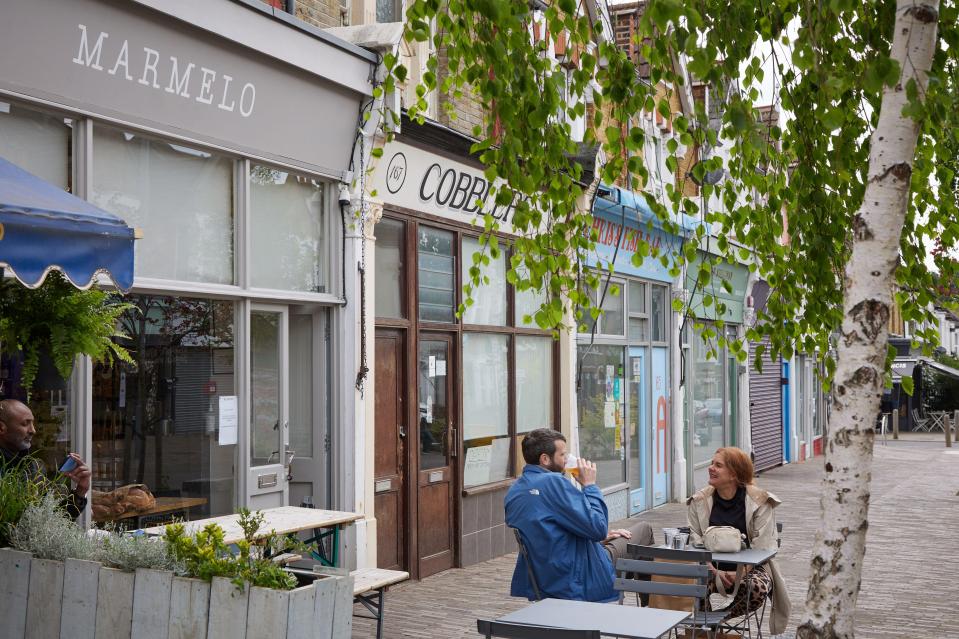 Marmelo is one of many places to eat and drink on the trendy Francis Road in Leyton