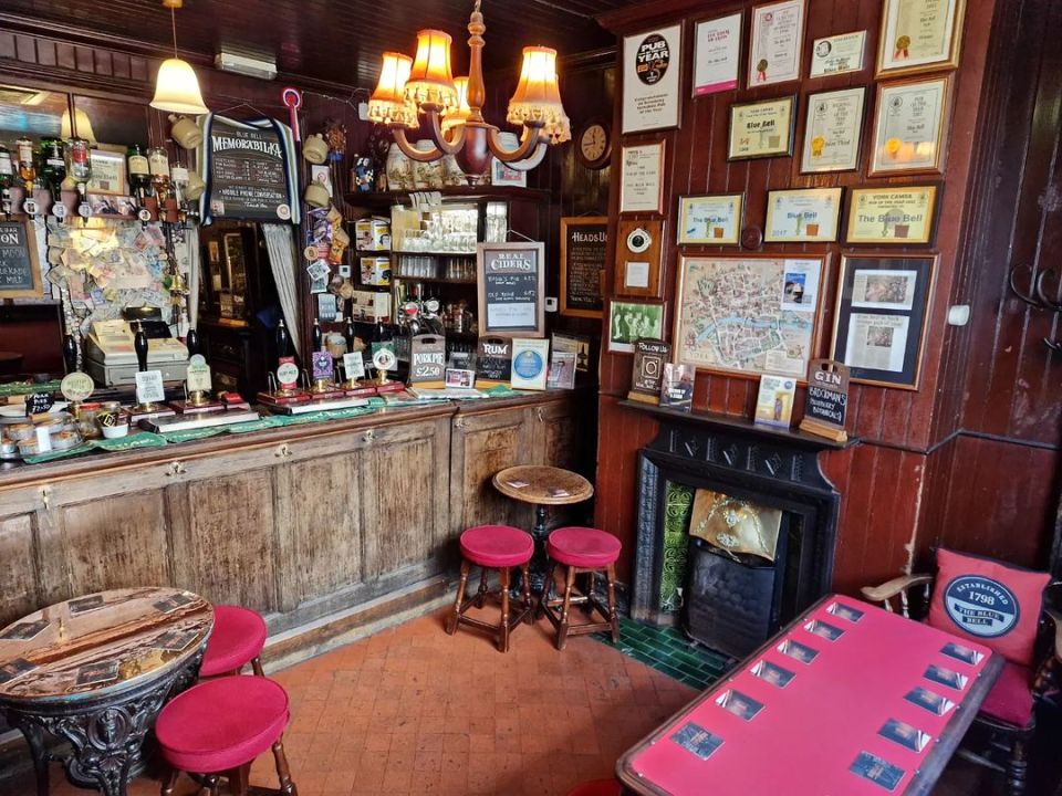 The Blue Bell pub in York is the smallest in the city - its size as influenced its strict set of rules