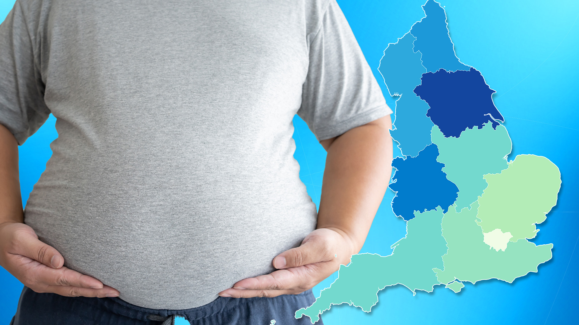 Interactive map reveals obesity capital of the UK where 70% of people are obese - where does your area rank?