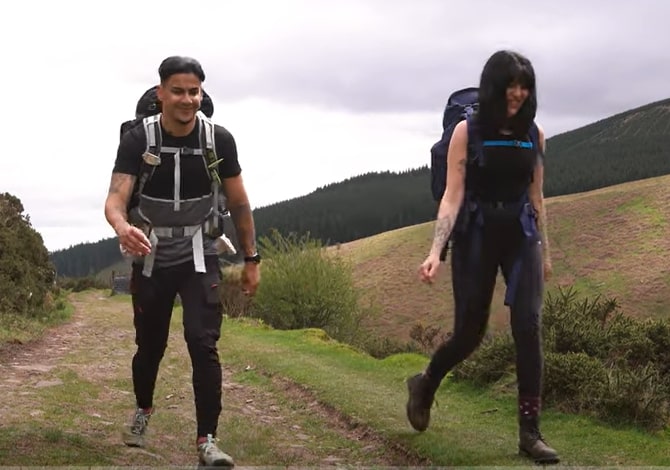 A couple spent the night at Grwyne Fawr in the Welsh countryside