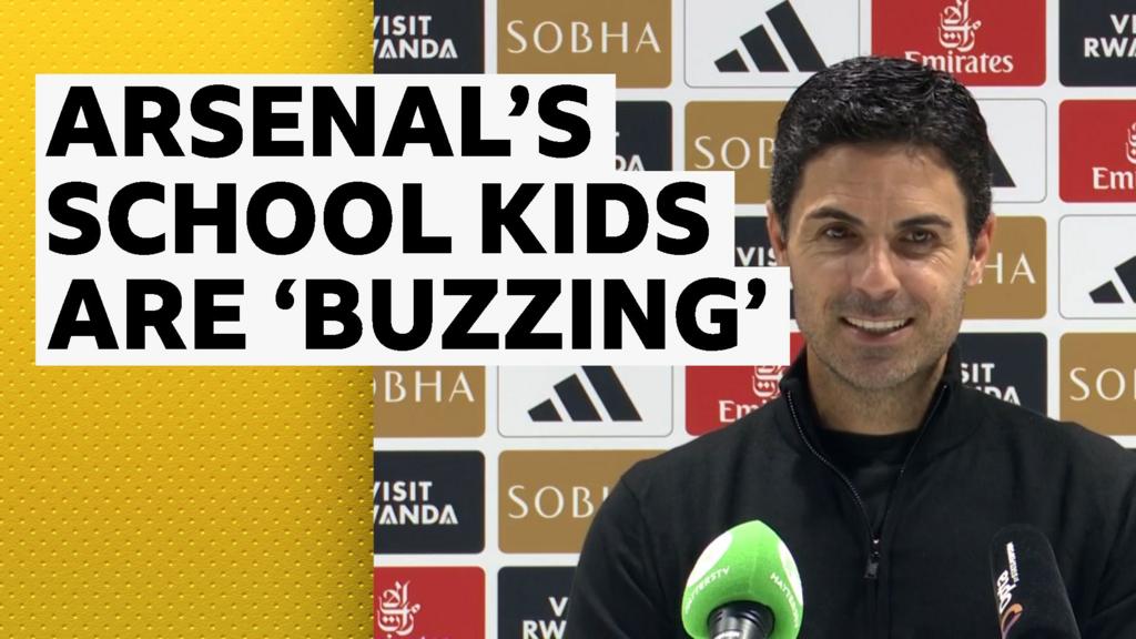 Arsenal's youngsters are 'buzzing' - Arteta