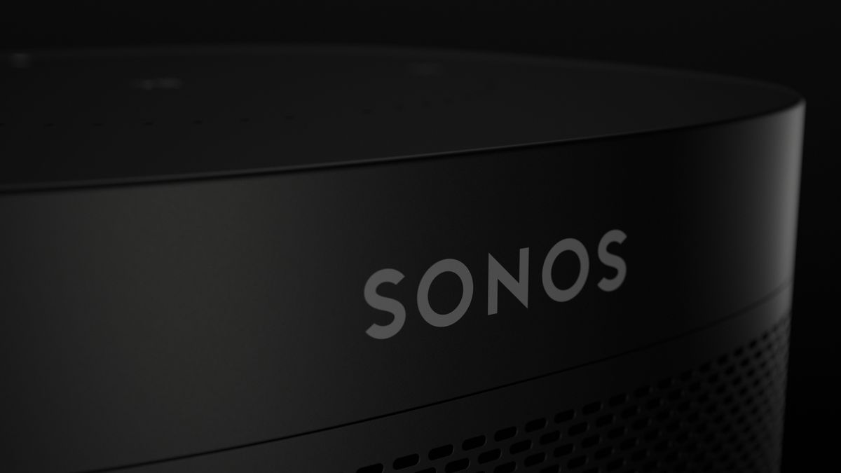 sonos logo on a black device