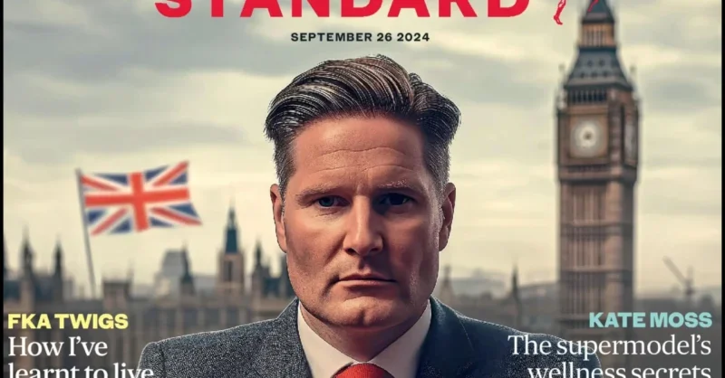 Weekly London Standard launches with AI Keir Starmer front page