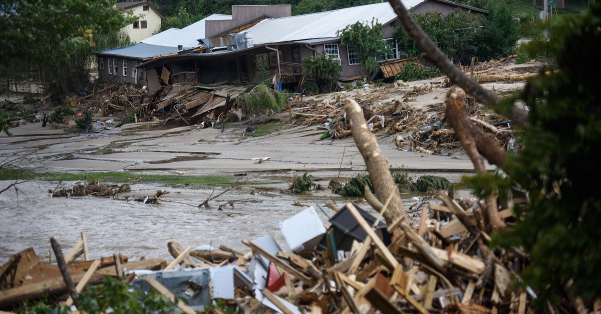 Photos of Hurricane Helene’s Devastation in North Carolina