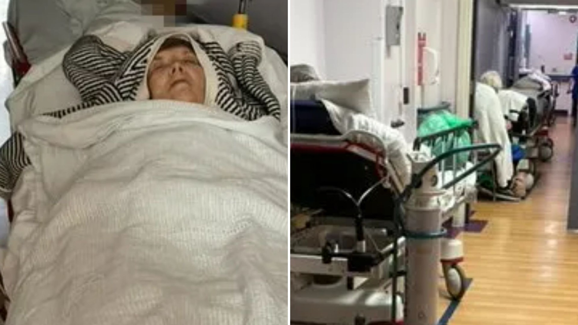 Gran, 86, who suffered ‘heart attack’ forced to wait 25 hours in hospital corridor as there were no ward beds available – The Sun