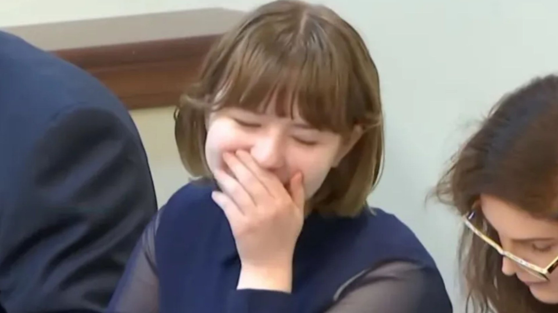 Watch bloodcurdling moment teen ‘murderer’ Carly Gregg, 14, GIGGLES in court after ‘fatally shooting mom in the face’