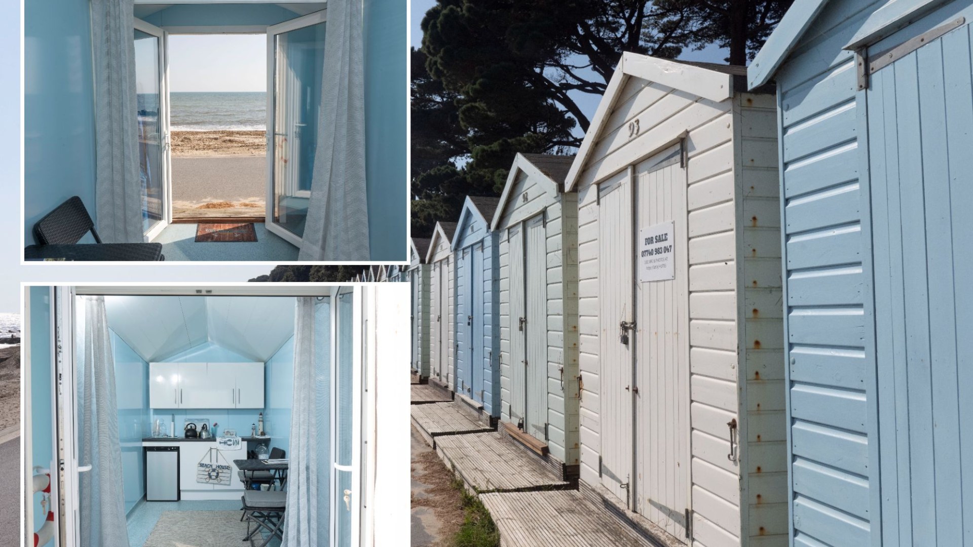 Beach hut the same size as a garden shed at just 6ft wide and cannot even be slept in on sale for £110,000​