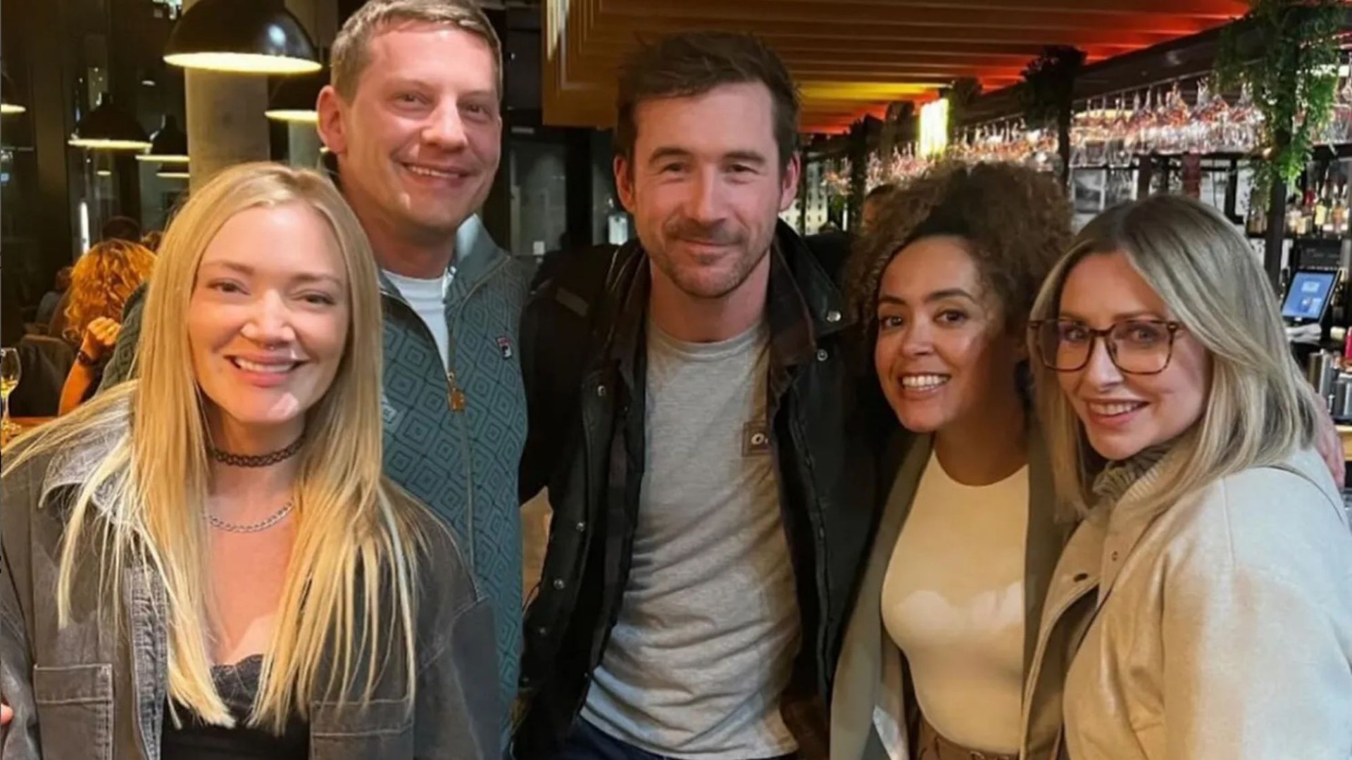 Hollyoaks fans go wild as legends reunite on night out 10 years after last episode together